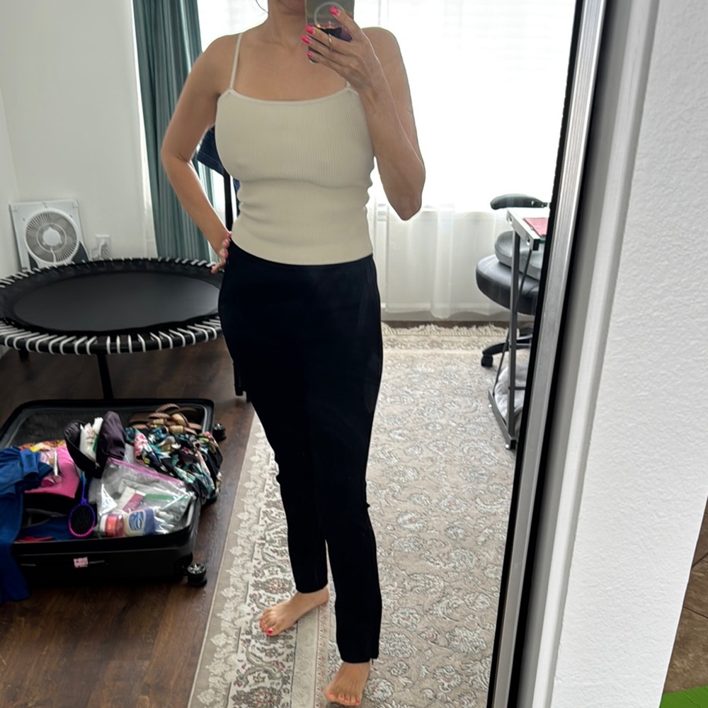Black High-Waisted Women's skinny Pants WHBM